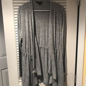 Gray cardigan